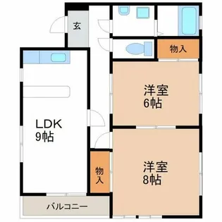 ピアレスK【1階】の間取り