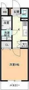 アラニⅡ【0103号室】の間取り
