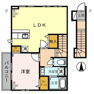 Defi小路【1階】の間取り