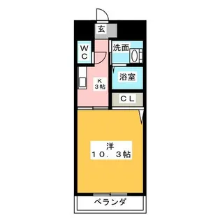 サルム上社【1階】の間取り