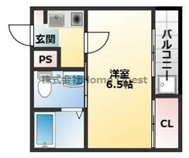 アドバンス俊徳【1階】の間取り