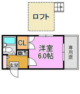 サンビレッジ森河内【1階】の間取り