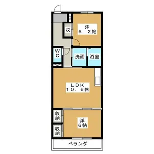 立華マンション【1階】の間取り