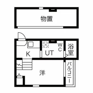 1Kの間取り画像