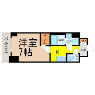 エスリード大須プレシア【14階】の間取り