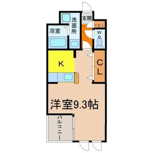 アンナマリーミズホ【5階】の間取り