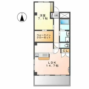 ブルーローズ【1階】の間取り