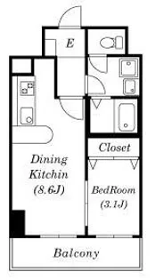 La Douceur今池【6階】の間取り