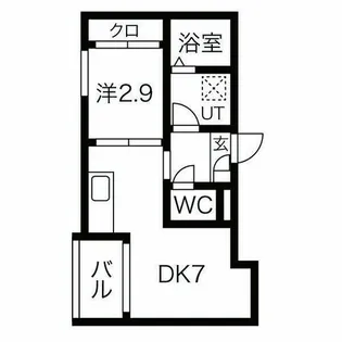 R-SMART 新栄2【201号室】の間取り