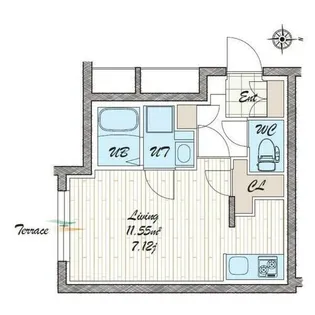 quador noie 池下【102号室】の間取り