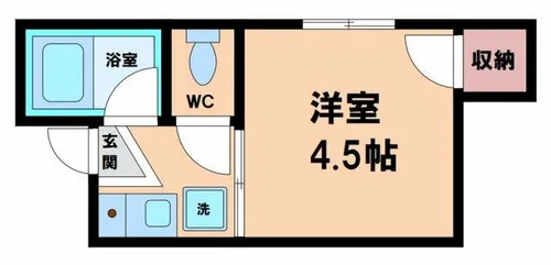 ビラ長居【4階】の間取り