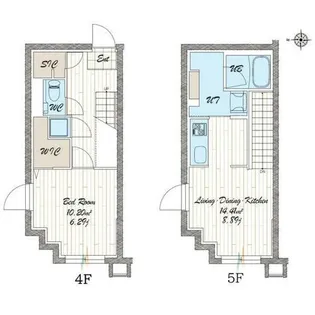 quador noie 池下【404号室】の間取り