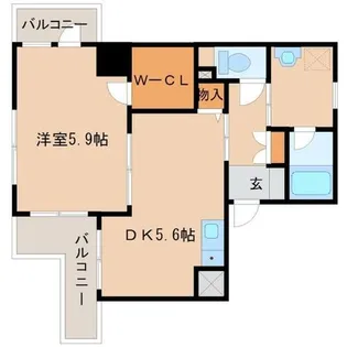 パルステージ武庫之荘【3階】の間取り