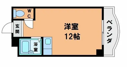 アンヘルム杭全【7階】の間取り