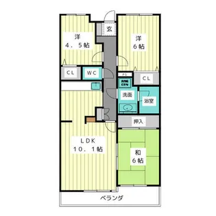 クレス【7階】の間取り