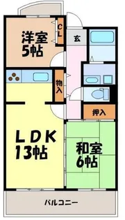 アーバンラフレ星ヶ丘1号棟【3階】の間取り