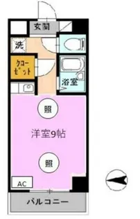 土井ハイツ北条口【4階】の間取り