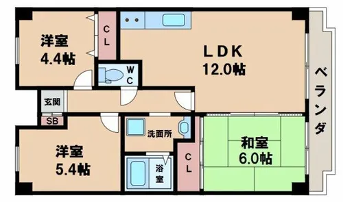 セゾンアルビレオ【2階】の間取り