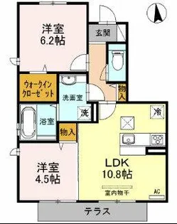 プリマベーラ八尾 A棟【1階】の間取り