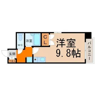 エステイタスAS-17【4階】の間取り