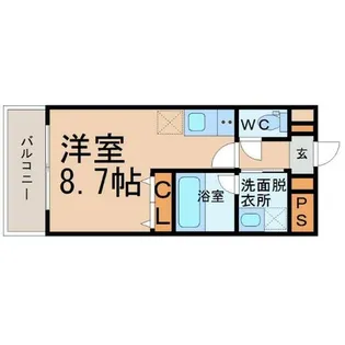 ラヴィアンローズ【7階】の間取り