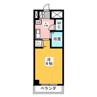 EINESTADT【7階】の間取り