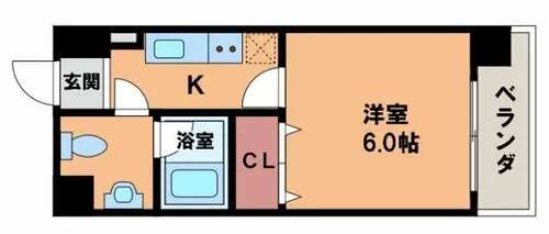 レ・コンフォルト【4階】の間取り