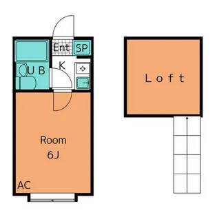 ベルトピア岡崎Ⅰ【2階】の間取り