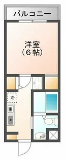 リバーサイド樫の木【2階】の間取り