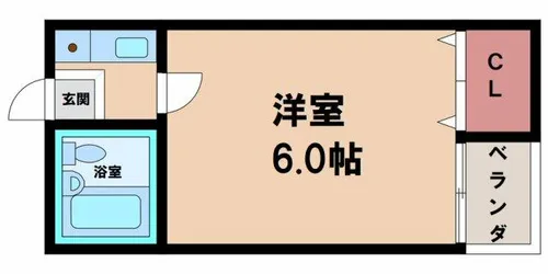 ロイヤル西長居2号館【1階】の間取り