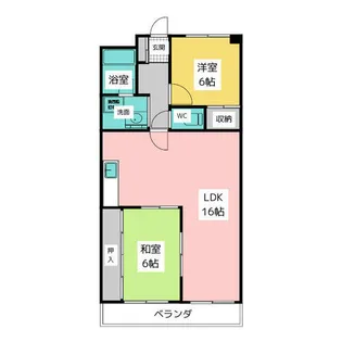 瑞郷ビル A棟【3階】の間取り