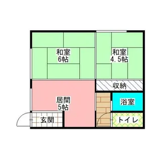 麻田アパート【2号室】の間取り