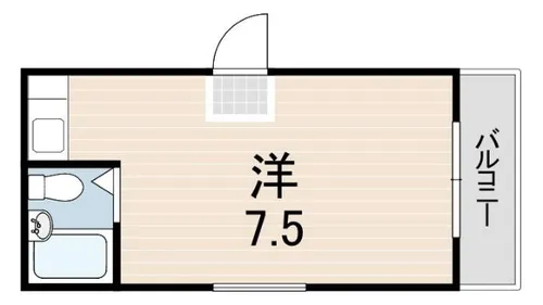 サンパレス21東園田【1階】の間取り