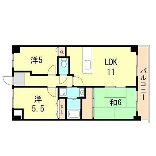 エスポワール西神戸【1階】の間取り