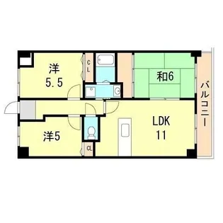エスポワール西神戸【2階】の間取り
