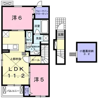 テール・リュミエール 2【2階】の間取り