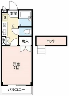 ラセーヌ柴田【1階】の間取り