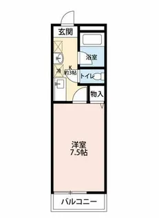 ジーエーコーポ【1階】の間取り