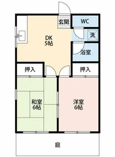鶴田アパート【1号室】の間取り