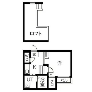 CLUB高畑レジデンス【101号室】の間取り