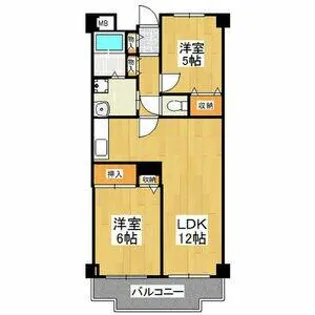 友井グレイス【11階】の間取り