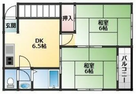 セントヒル藤井寺【3階】の間取り