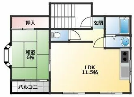 セントヒル藤井寺【2階】の間取り