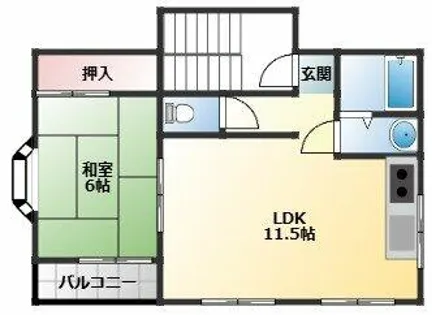 セントヒル藤井寺【2階】の間取り