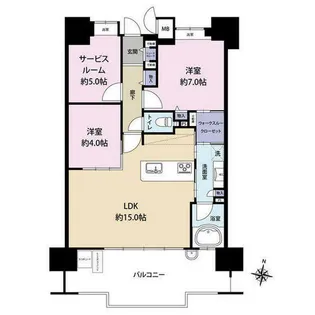 エイルマンション清水(0005168)【13階】の間取り