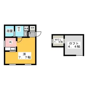 ロフト壱番館【1階】の間取り