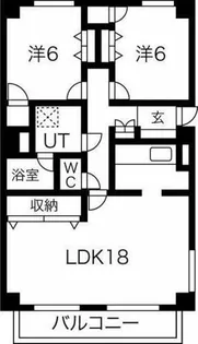 プリズム岩塚【4階】の間取り