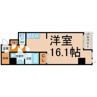 グランシャリオ【8階】の間取り