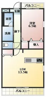 ル・ラパン【3階】の間取り