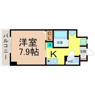 サン名駅南ビル【11階】の間取り